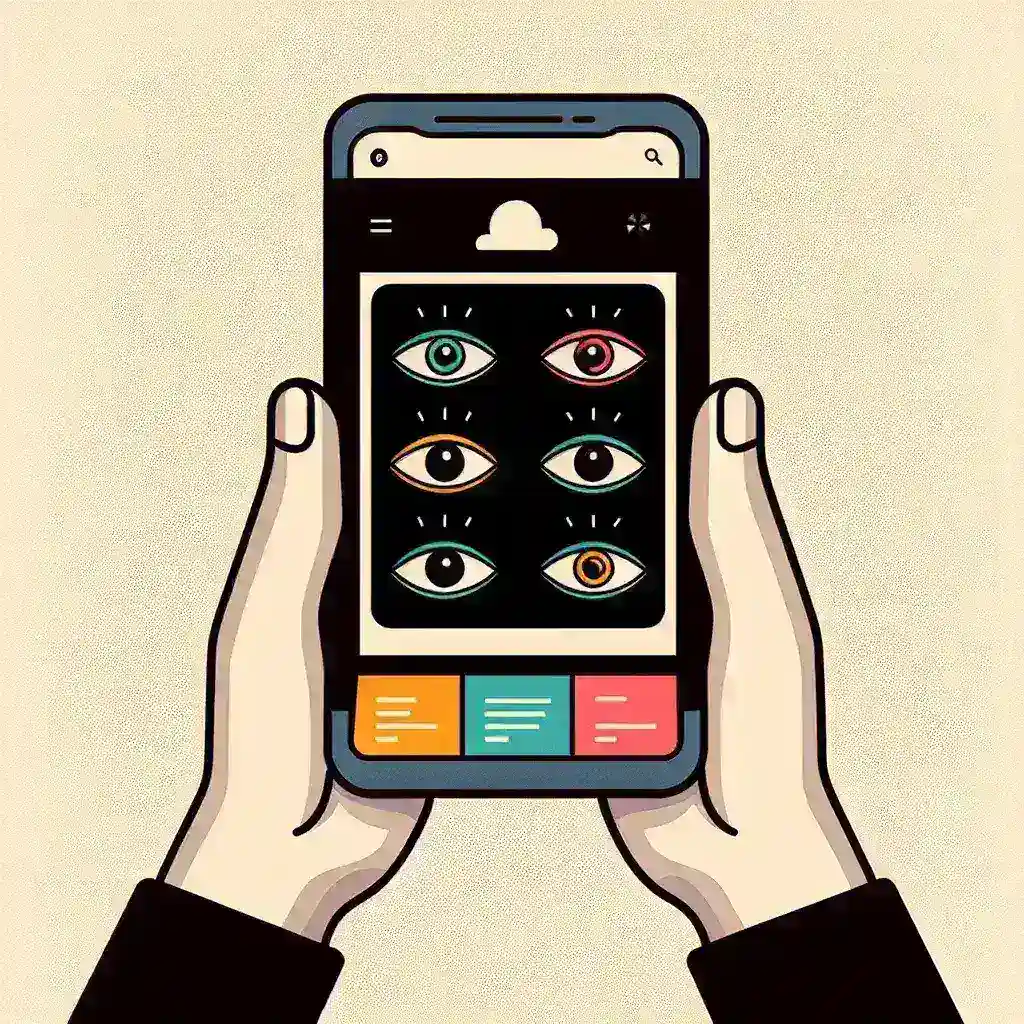 "Persona navegando el Visor de Historias de Instagram en su smartphone, ilustrando la guía completa para ver contenido de forma anónima."