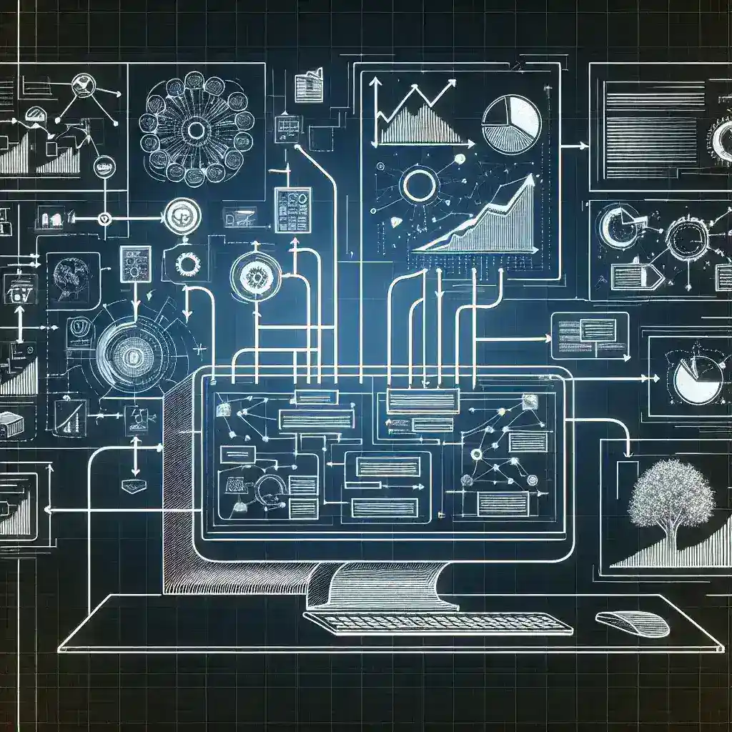"Infografía detallada sobre las mejores herramientas para el seguimiento de flujos de datos internos en la gestión empresarial, destacando características y beneficios para optimizar procesos."